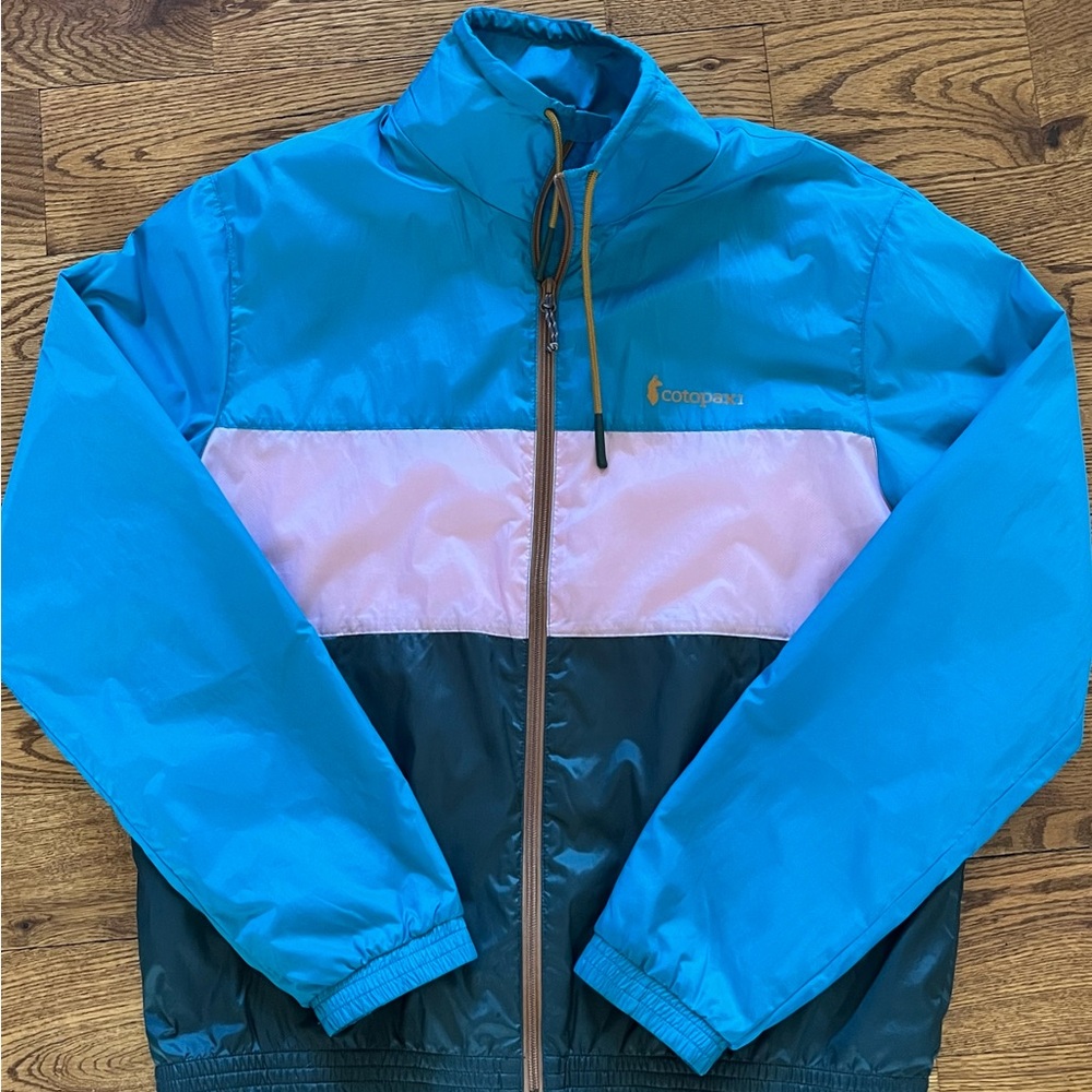 Cotopaxi Teal Windbreaker Jacket